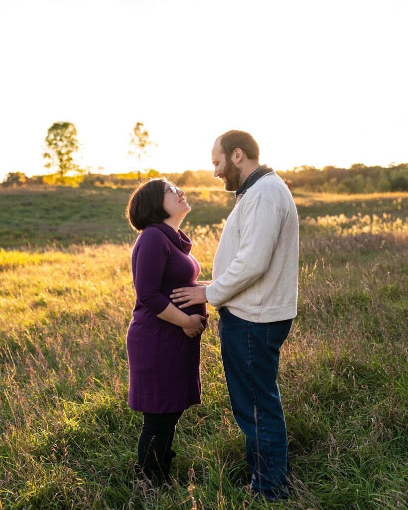 Rausch Maternity Session at Ritter Farm Park