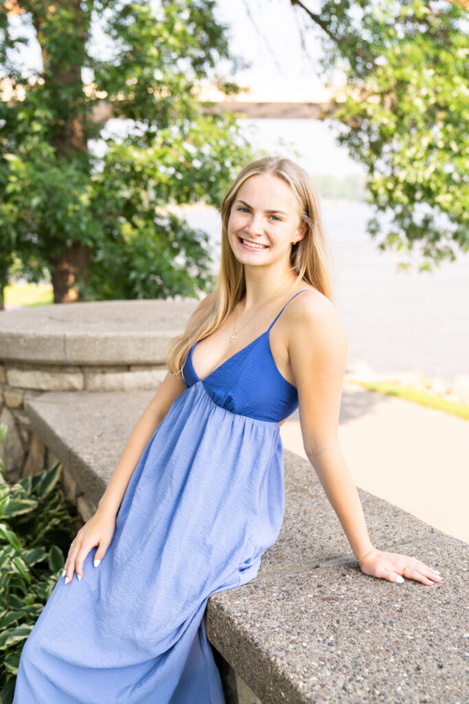 Senior pictures in Downtown Hastings, Minnesota