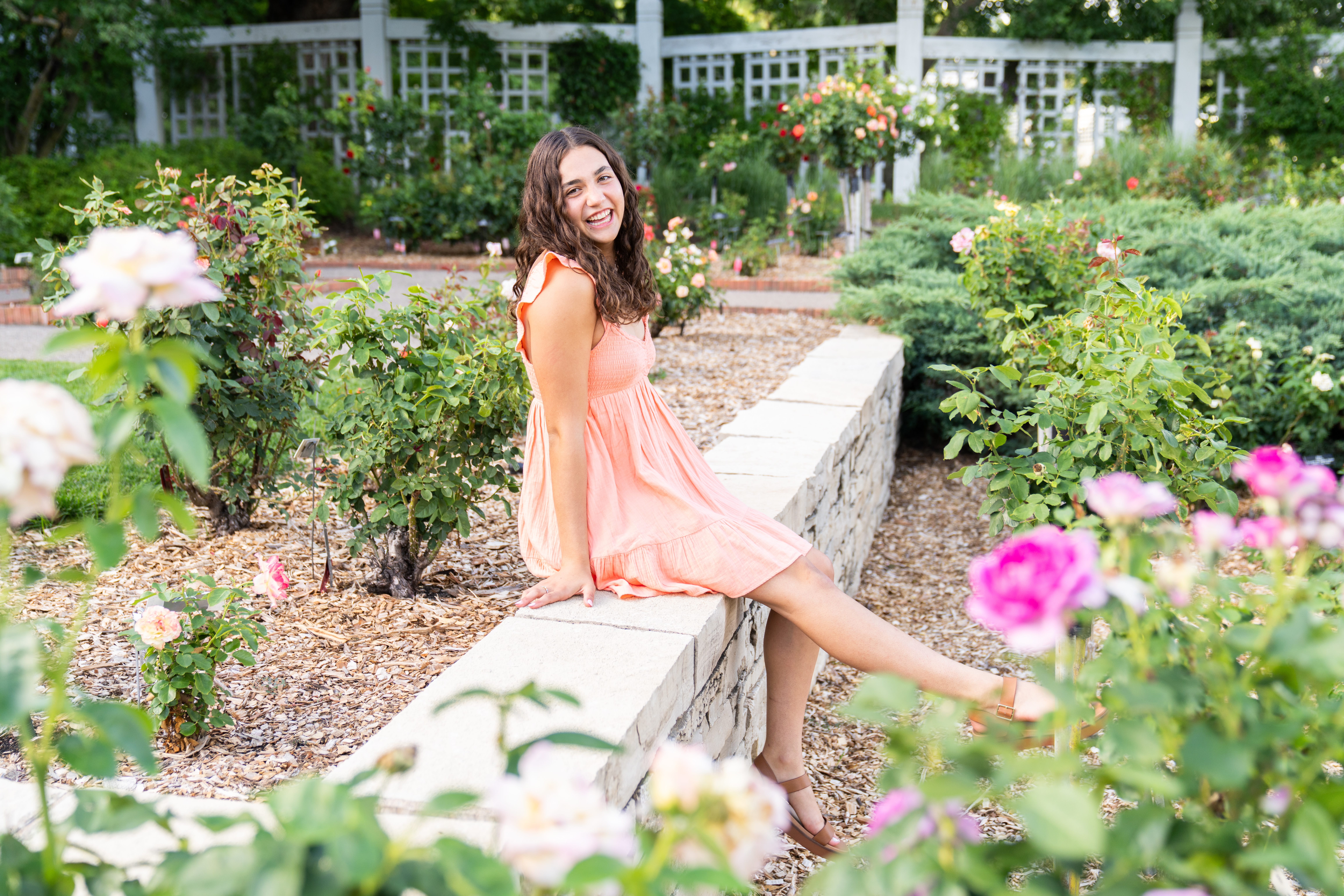senior photos at the Minnesota Landscape Arboretum in Chaska Minnesota