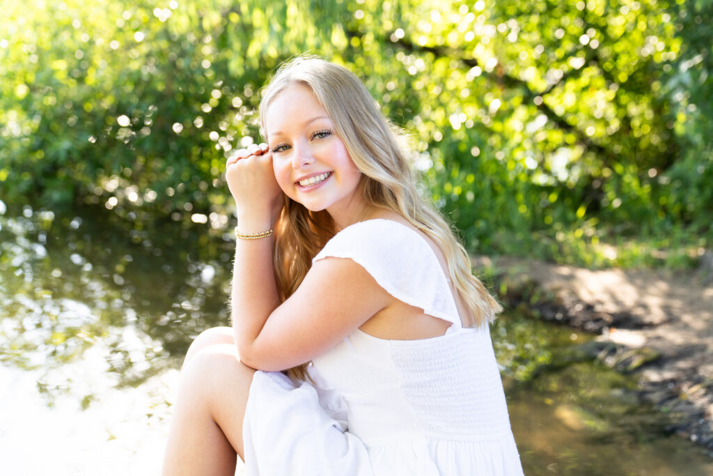 white dresses for senior pictures